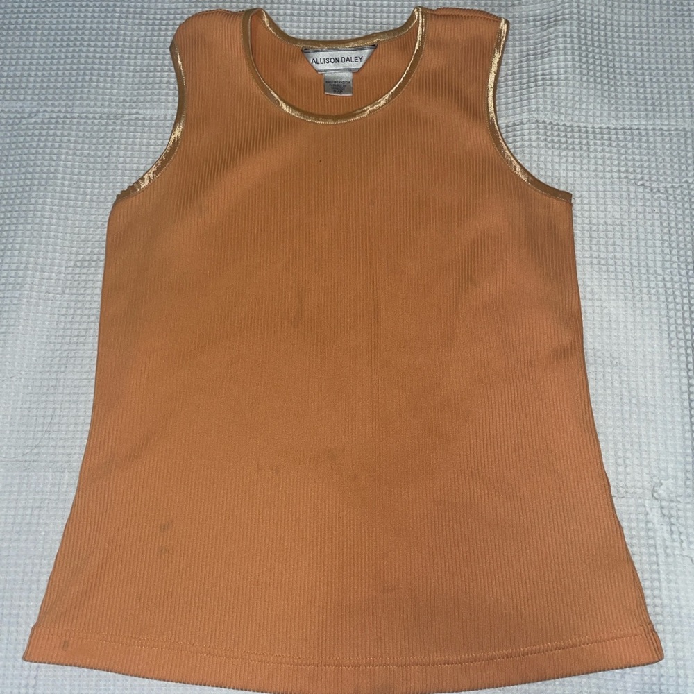 Cute Orange Short Sleeve Top